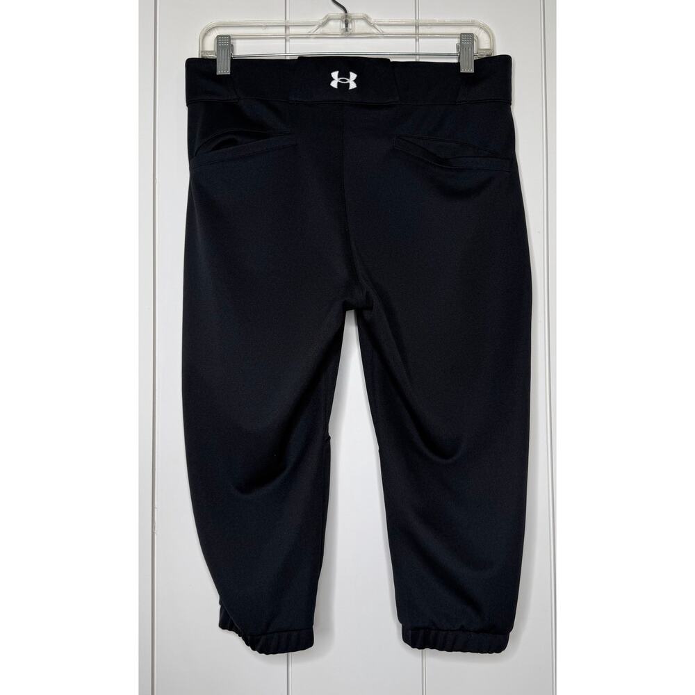 Under Armour Baseball Softball Knickers Pants Black Mens M Elastic Cuff Practice - Picture 2 of 10